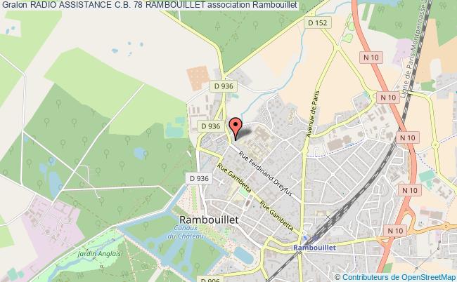 plan association Radio Assistance C.b. 78 Rambouillet Rambouillet