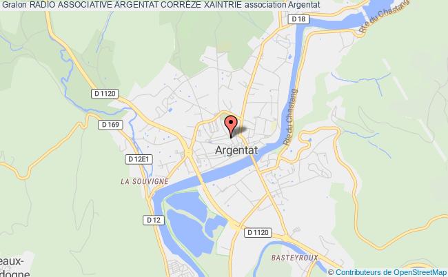 plan association Radio Associative Argentat CorrÈze Xaintrie Argentat-ssur-Dordogne