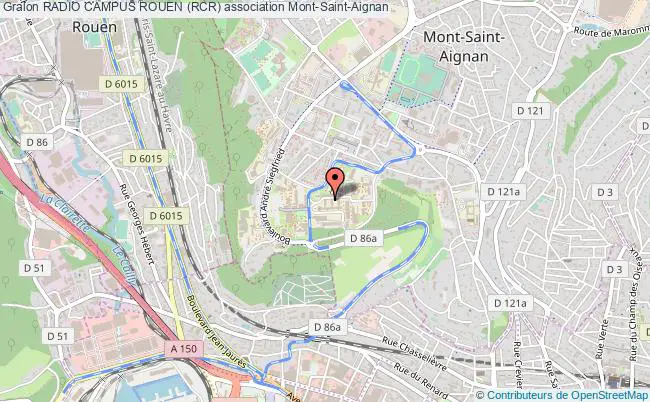 plan association Radio Campus Rouen (rcr) Mont-Saint-Aignan