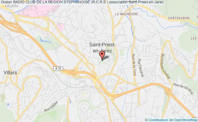 plan association Radio Club De La Region Stephanoise (r.c.r.s.) SAINT PRIEST EN JAREZ