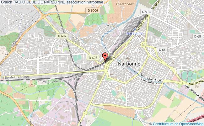 plan association Radio Club De Narbonne Narbonne