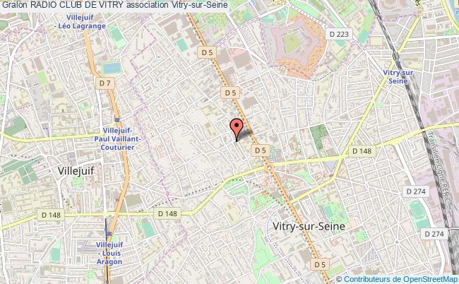 plan association Radio Club De Vitry Vitry-sur-Seine