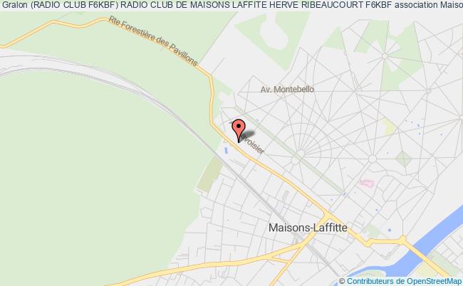 plan association (radio Club F6kbf) Radio Club De Maisons Laffite Herve Ribeaucourt F6kbf Maisons-Laffitte