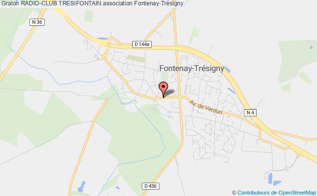 plan association Radio-club Tresifontain Fontenay-Trésigny