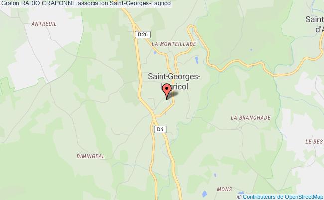plan association Radio Craponne Saint-Georges-Lagricol