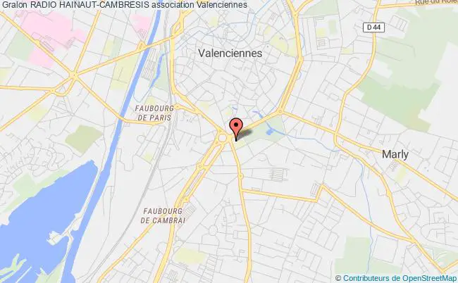 plan association Radio Hainaut-cambresis Valenciennes