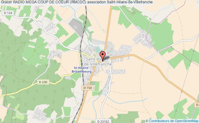 plan association Radio Mega Coup De Coeur (rmcdc) Saint-Hilaire-de-Villefranche
