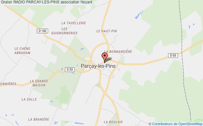 plan association Radio Parcay-les-pins Noyant-Villages