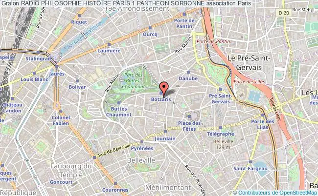 plan association Radio Philosophie Histoire Paris 1 PanthÉon Sorbonne Paris