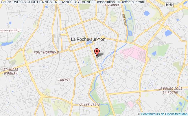 plan association Radios Chretiennes En France Rcf Vendee La    Roche-sur-Yon