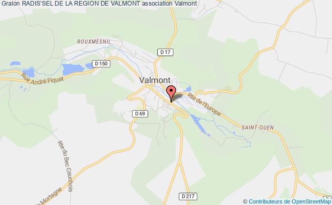 plan association Radis'sel De La Region De Valmont Valmont