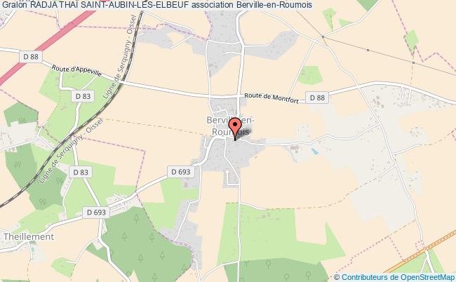 plan association Radja ThaÏ Saint-aubin-les-elbeuf Berville-en-Roumois