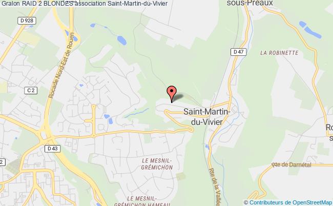 plan association Raid 2 Blondes Saint-Martin-du-Vivier