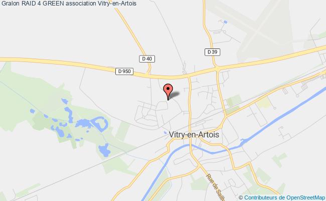 plan association Raid 4 Green Vitry-en-Artois