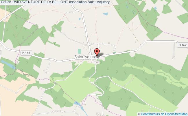 plan association Raid Aventure De La Bellone Saint-Adjutory