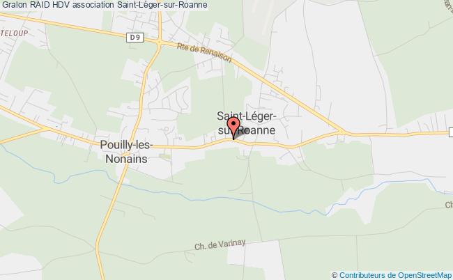 plan association Raid Hdv Saint-Léger-sur-Roanne