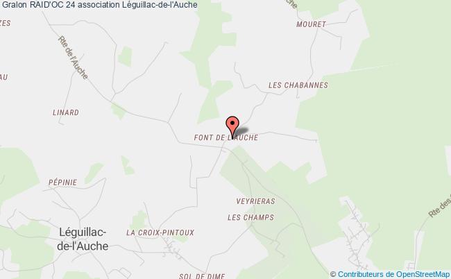 plan association Raid'oc 24 Léguillac-de-l'Auche