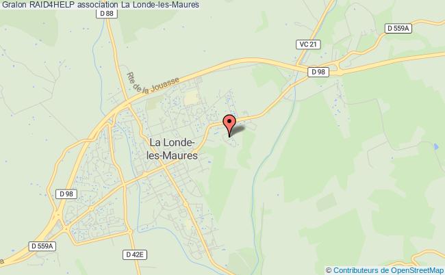 plan association Raid4help La Londe-les-Maures