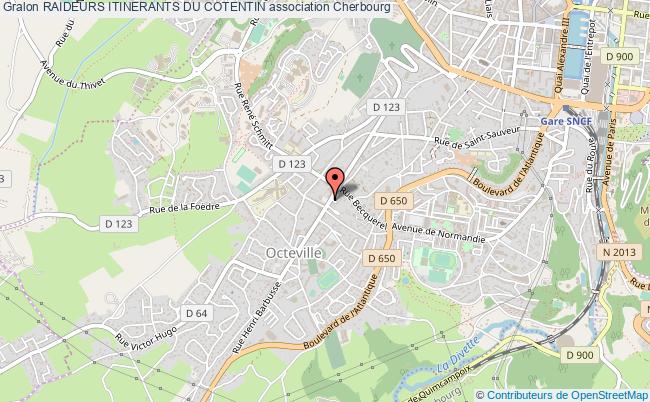 plan association Raideurs Itinerants Du Cotentin Cherbourg-Octeville