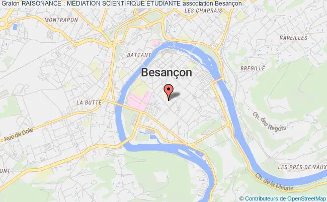 plan association Raisonance : MÉdiation Scientifique Étudiante Besançon