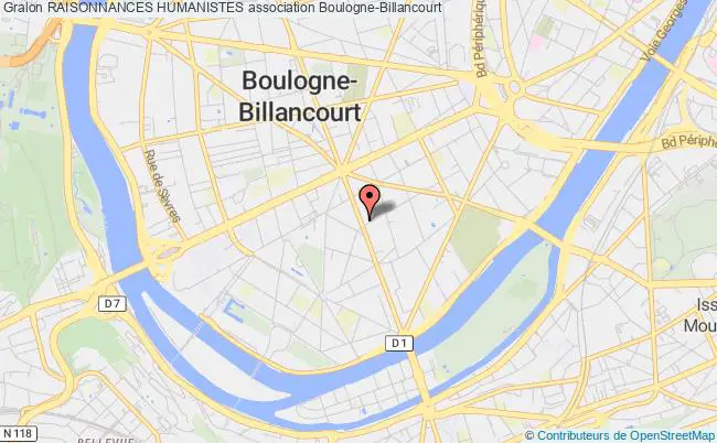 plan association Raisonnances Humanistes Boulogne-Billancourt