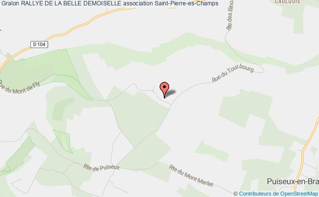 plan association Rallye De La Belle Demoiselle Saint-Pierre-es-Champs