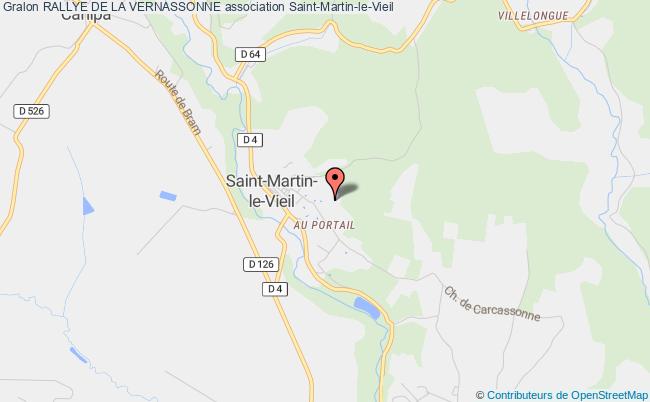 plan association Rallye De La Vernassonne Saint-Martin-le-Vieil