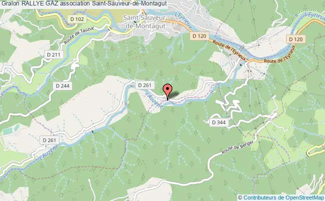 plan association Rallye Gaz Saint-Sauveur-de-Montagut