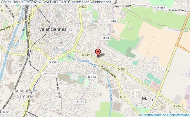 plan association Rallye Monaco Valenciennes Valenciennes