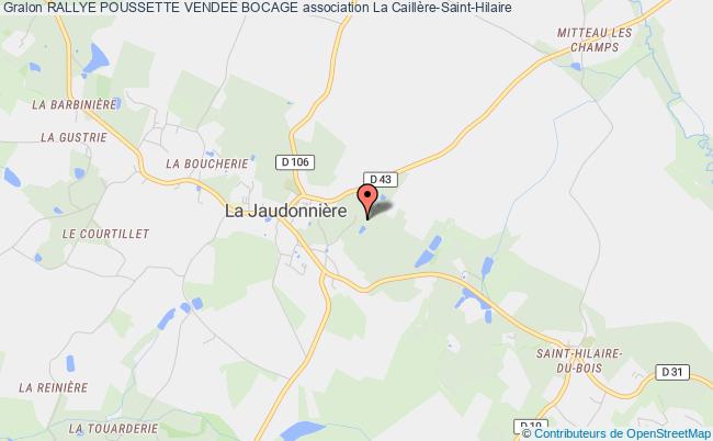 plan association Rallye Poussette Vendee Bocage La Caillère-Saint-Hilaire