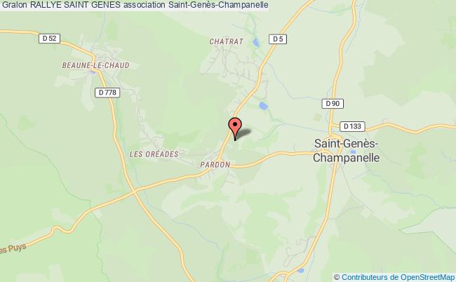 plan association Rallye Saint Genes Saint-Genès-Champanelle