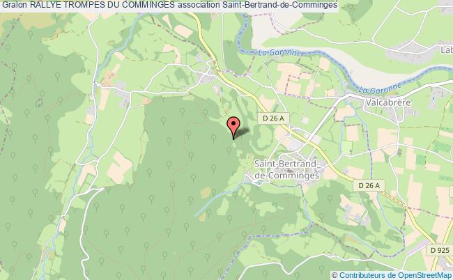 plan association Rallye Trompes Du Comminges Saint-Bertrand-de-Comminges