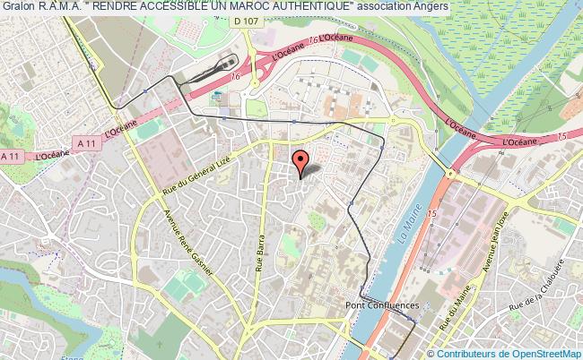 plan association R.a.m.a. " Rendre Accessible Un Maroc Authentique" Angers