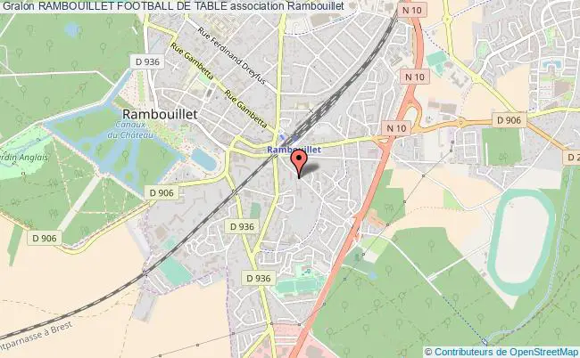 plan association Rambouillet Football De Table Rambouillet