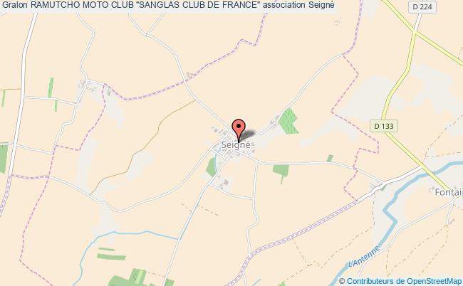 plan association Ramutcho Moto Club "sanglas Club De France" Seigné
