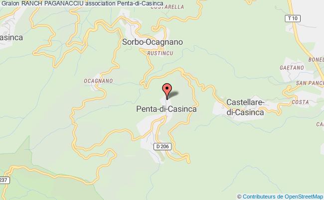 plan association Ranch Paganacciu Penta-di-Casinca