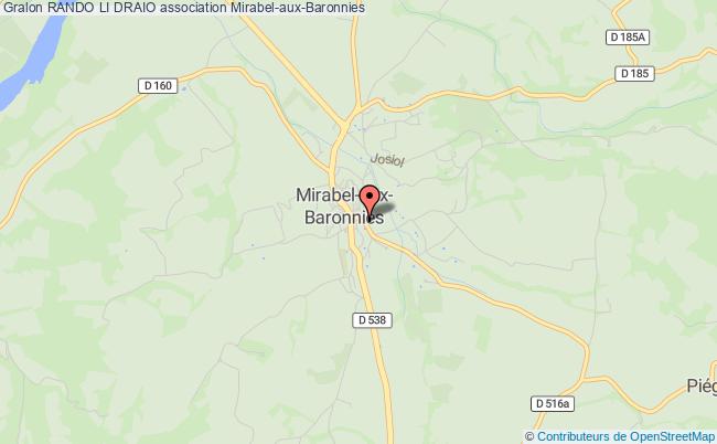 plan association Rando Li Draio Mirabel-aux-Baronnies