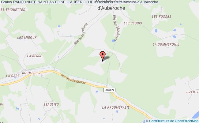 plan association Randonnee Saint Antoine D'auberoche Saint-Antoine-d'Auberoche