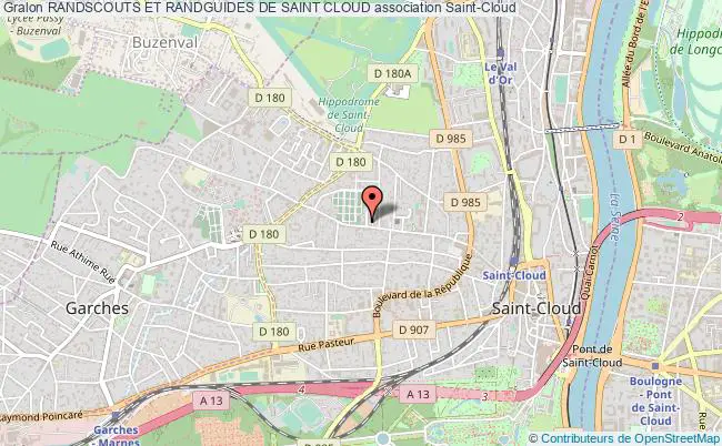 plan association Randscouts Et Randguides De Saint Cloud Saint-Cloud
