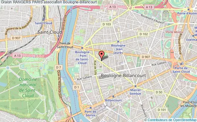 plan association Rangers Paris Boulogne-Billancourt