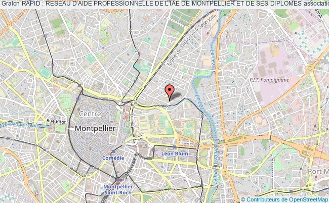 plan association Rapid : Reseau D'aide Professionnelle De L'iae De Montpellier Et De Ses Diplomes Montpellier