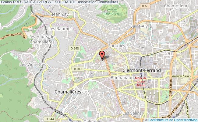 plan association R.a.s Raid Auvergne Solidarite Chamalières