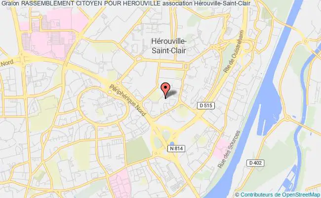 plan association Rassemblement Citoyen Pour Herouville Hérouville-Saint-Clair