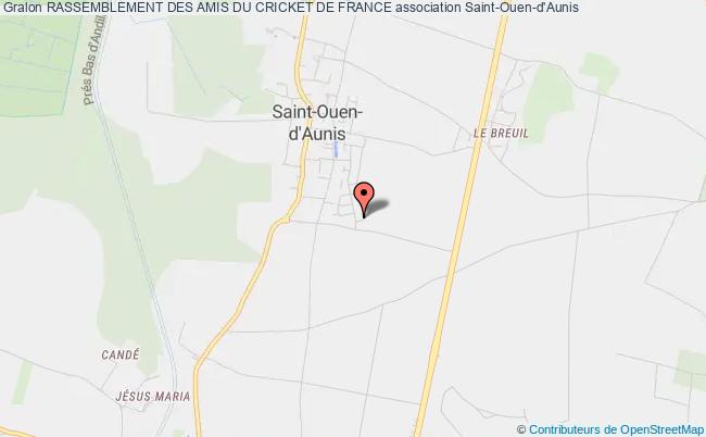 plan association Rassemblement Des Amis Du Cricket De France Saint-Ouen-d'Aunis