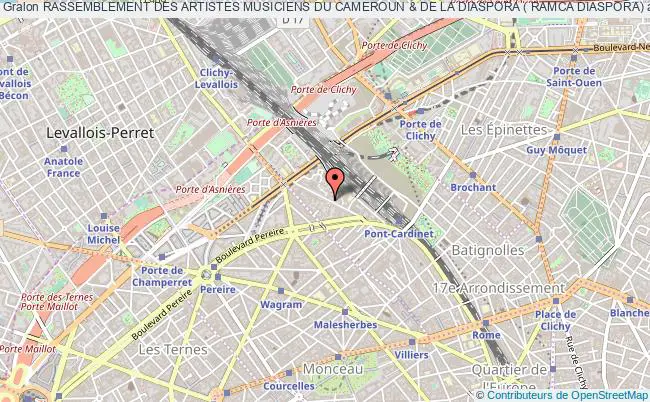 plan association Rassemblement Des Artistes Musiciens Du Cameroun & De La Diaspora ( Ramca Diaspora) Paris