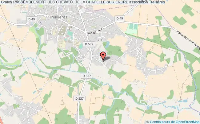 plan association Rassemblement Des Chevaux De La Chapelle Sur Erdre Treillières