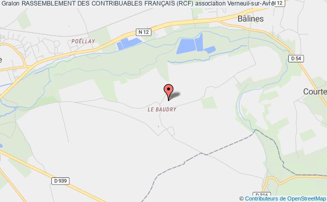 plan association Rassemblement Des Contribuables FranÇais (rcf) Verneuil-sur-Avre