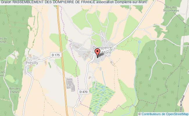 plan association Rassemblement Des Dompierre De France Dompierre-sur-Mont