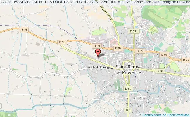 plan association Rassemblement Des Droites Republicaines - San Roumie Dao Saint-Rémy-de-Provence