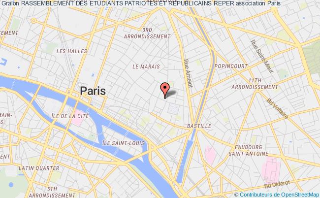 plan association Rassemblement Des Etudiants Patriotes Et Republicains Reper Paris